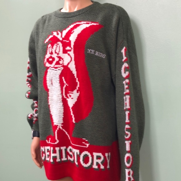 ICEBERG Pepe Le Pew XL Sweater - Picture 3 of 8